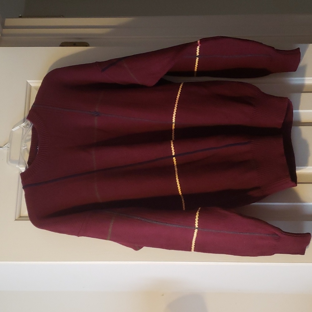 Nautica Men's Maroon Sweater Size M